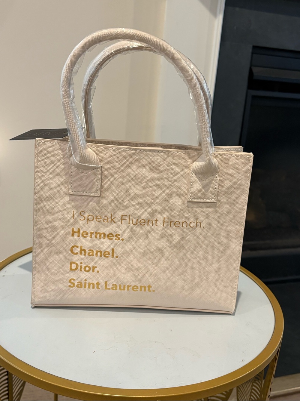 MINI VEGAN LEATHER TOTE